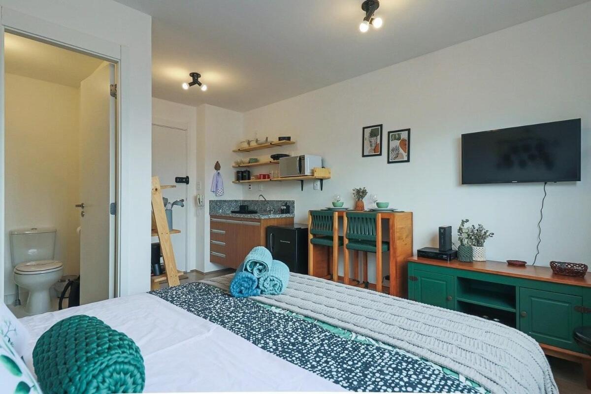 Aconchegante Studio No Bras Com Piscina/Metro Bras Σάο Πάολο Εξωτερικό φωτογραφία